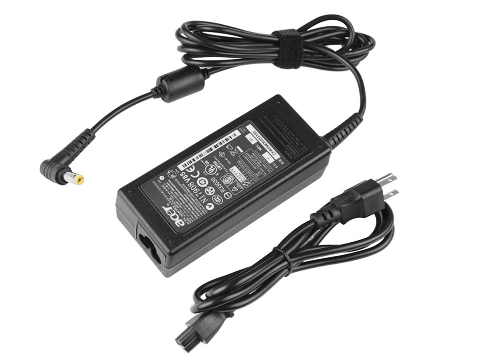 (imagen para) 65W AC Adaptador Cargador Acer Aspire 1830TZ + Cable