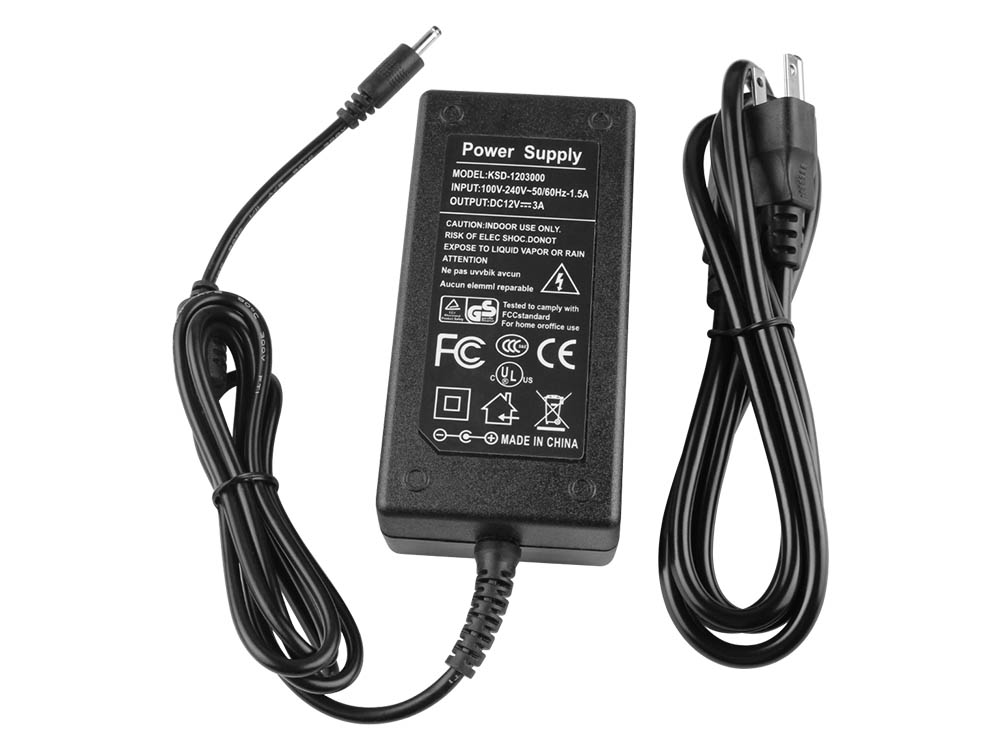 (imagen para) 36W Cargador Gateway GWTC116-1BK GWTC116-2BK AC Adaptador